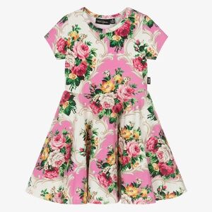 Rock Your Baby Rose-Tinted Floral Dress